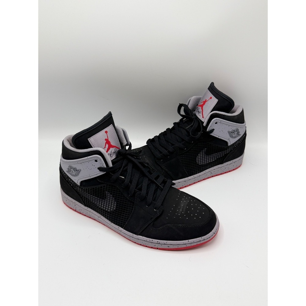 Jordan 1 Retro 89 Black Cement Grey 599873-003 Mens Size 11.5 No Box